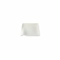 Asean 3.25 in. Compostable Plate, White - Small - Square DM-003A
